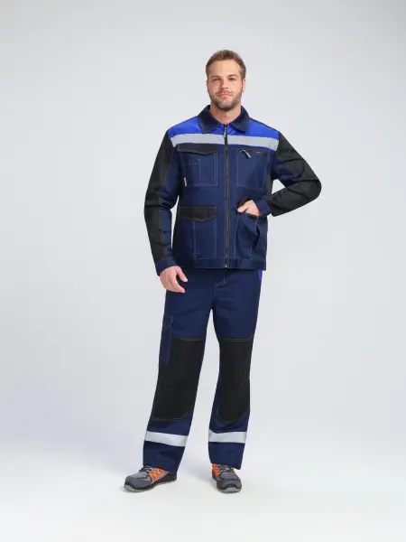 Костюм PROFLINE BASE-2 с ПК (т.синий/черный/васильковый)