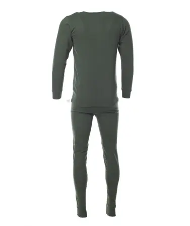 Белье нательное зимнее с начесом (оливковый)