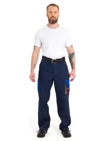 Костюм КОСТА, с БР (василёк/синий/оранжевый)