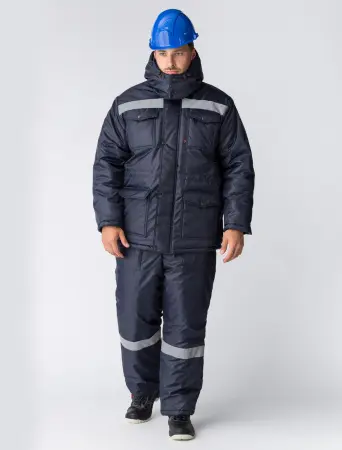 Костюм зимний Мастер (Оксфорд) п/к, темно-синий