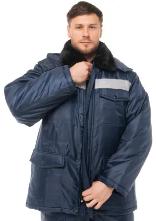 Костюм МАСТЕР ОКСФОРД зимний с ПК (т.синий)