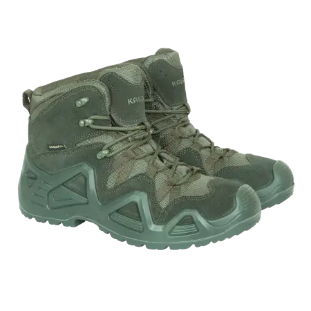 Ботинки КАБАРГА ПУ/Нитрил (олива)