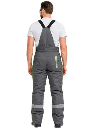 Костюм RONTA KS580 зимний с ПК (т.серый/черный/лайм)