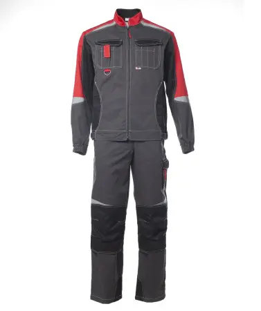Костюм ФОРМУЛА с ПК (т.серый/красный/черный)