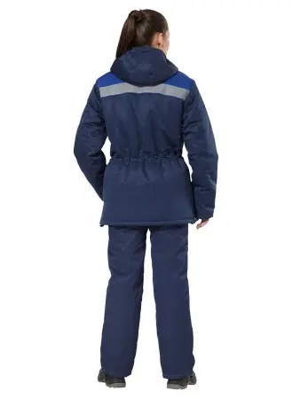 Куртка БРИГАДА женская (т.синий/васильковый)