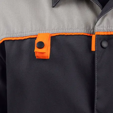 Халат ДОН (т.серый/св.серый/оранжевый)