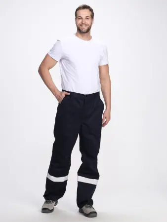 Костюм ФЛОФТ-1 СОП UZ с БР (т.синий/васильковый/красный)