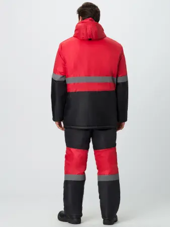 Костюм МЕГРЕС-2 зимний с ПК (красный/черный)
