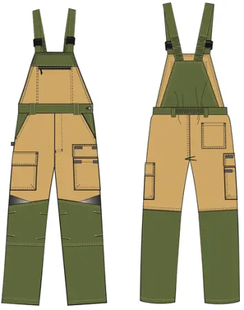 Полукомбинезон ЧЕЛСИ (хаки/бежевый) Полукомбинезон ЧЕЛСИ (хаки/бежевый)