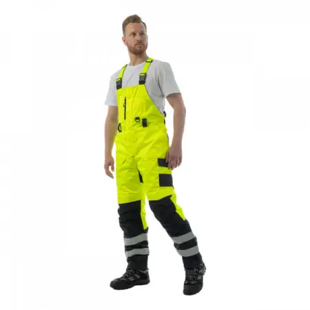 Полукомбинезон BRODEKS KW 406 зимний (желтый/черный)
