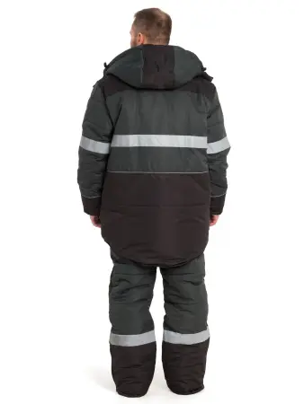 Костюм НОРДМЕН зимний с СОП с ПК (серый/чёрный)