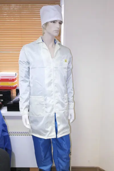 Халат DOKA-I003 антистатический (белый)