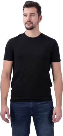 Футболка с лайкрой (черный)