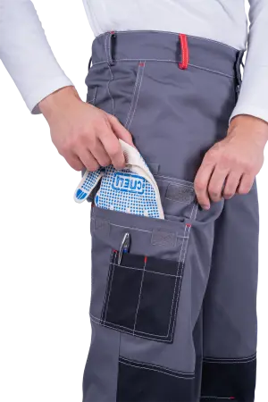Брюки ТУРБО SAFETY (серый/чёрный/красный) Брюки ТУРБО SAFETY (серый/чёрный/красный)