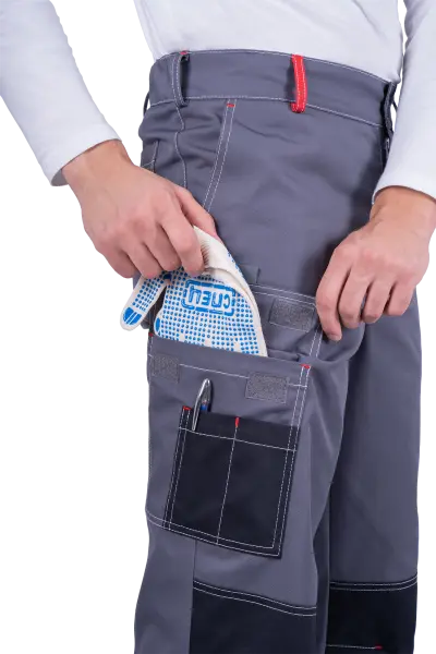 Брюки ТУРБО SAFETY (серый/чёрный/красный) Брюки ТУРБО SAFETY (серый/чёрный/красный)