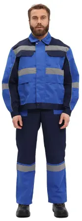 Костюм РЕСПЕКТ с ПК (василек/т.синий) Костюм РЕСПЕКТ с ПК (василек/т.синий)