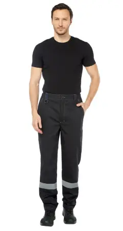 Костюм ВИВАТ с СОП с БР (черный/василек/т.синий)