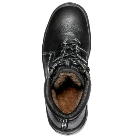 Ботинки ИНДЕВОР ЛАЙТ ПУ/Нитрил шерст.мех с КП (черный)