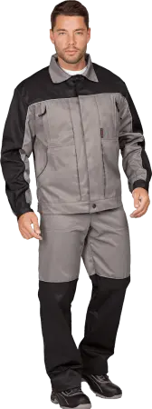 Костюм КАРАВАН с ПК (серый/черный)