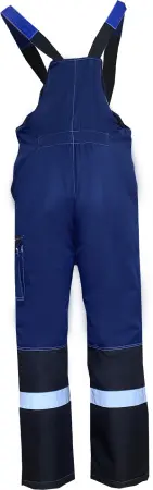 Костюм ЮКОН-МЕМБРАНА зимний с ПК (т. синий/черный/васильковый)