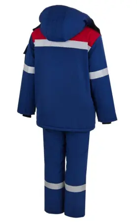 Костюм ЭНЕРГИЯ АРАМИД АЗ-27 с ПК (т.синий/красный)