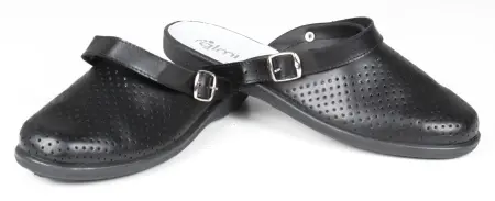 Сабо мужские нат. кожа Павел ПВХ ALMI черный