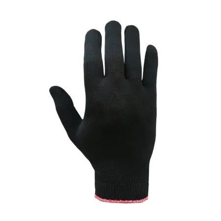 Перчатки СТАНДАРТ рабочие Х/Б с двойным ручным оверлоком (чёрный)