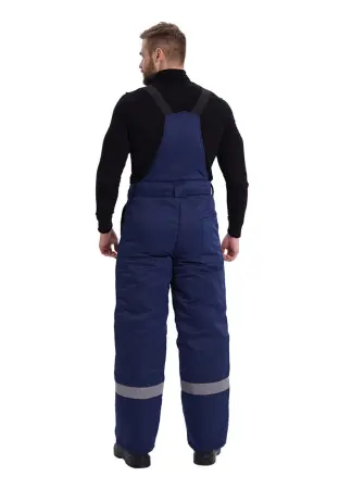 Костюм ЗИМНИК зимний с БР (лимонный/т.синий)