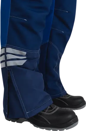 Полукомбинезон ЭДВАНС зимний (синий/васильковый)