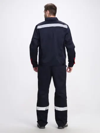 Костюм ФЛОФТ-1 СОП UZ с БР (т.синий/васильковый/красный)