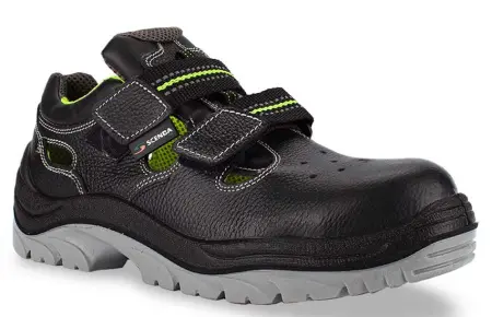 Полуботинки НЕОН ПУ/ТПУ кожаные с перфорацией с КП (черный)