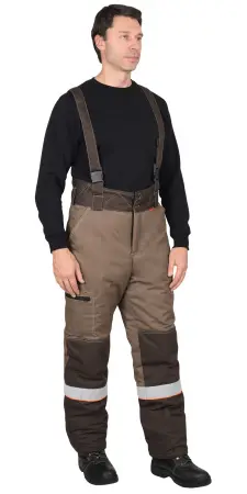 Костюм СИРИУС-РОДОС-РОСС СОП зимний с БР (св.коричневый/т.коричневый)