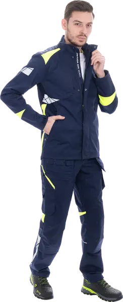 Куртка ACTIVE FLEX / АКТИВ ФЛЕКС (т.синий/флуоресцентный желтый)