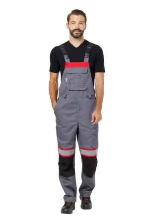 Костюм ПАМИР 2 с ПК (серый/черный/красный)