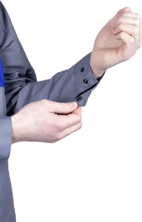 Куртка СТРОНГ ИМПОРТ (серый/васильковый)