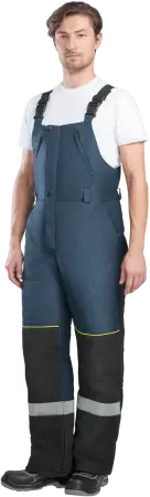 Костюм УРАГАН зимний с ПК (т.синий/черный)