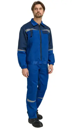 Костюм RONTA KS591 с ПК (т.синий/василек)