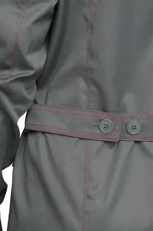 Халат КМ-10 ЛЮКС женский (серый/красный) Халат КМ-10 ЛЮКС женский (серый/красный)