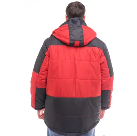 Куртка СИТИ зимняя (красный/чёрный)