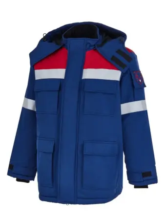 Костюм ЭНЕРГИЯ АРАМИД АЗ-27 с ПК (т.синий/красный)