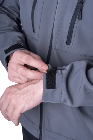 Куртка СОФТШЕЛЛ (серый/черный)