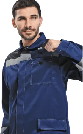 Костюм ПРОФЕССИОНАЛ с БР (т.синий/черный)