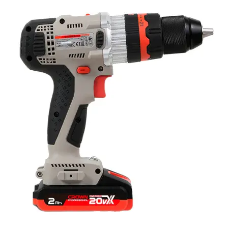 Аккумуляторный ударный шуруповерт BL CROWN CT21093HMX-2 BMC 20В B3+ 2х2.0Ач 500/2000об/мин