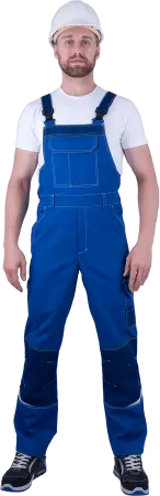 Полукомбинезон ТУРБО SAFETY (василек/синий)