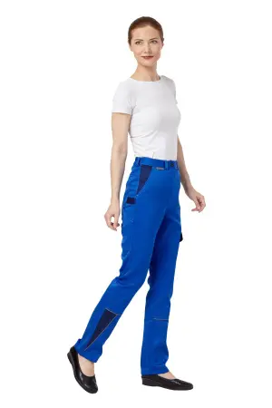 Костюм СТРАЙК женский с БР (васильковый/т.синий)