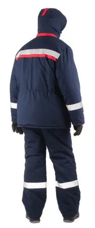 Костюм СИБИРЬ зимний с БР (т.синий/красный)