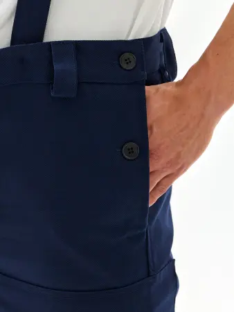 Костюм сварщика ВЕЛДСВАР-СОП 2 кл.защиты с БР (т.синий/васильковый)