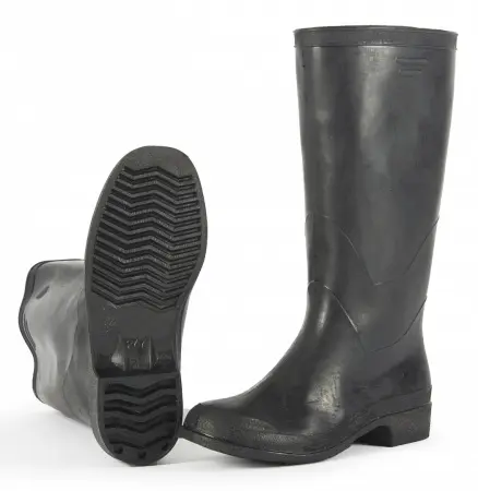 Сапоги формовые резиновые мужские 1 сорт (черный)