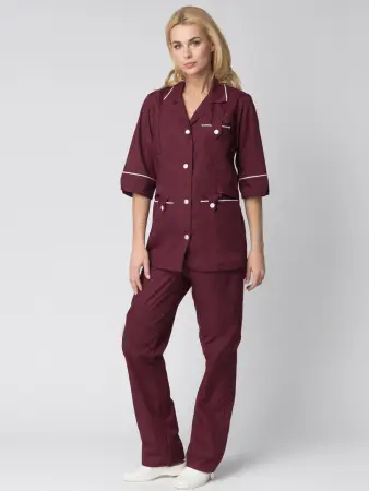 Костюм ДИАНА женский с БР (бордовый)