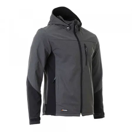 Куртка BRODEKS софтшелл KS 237 (серый меланж) Куртка BRODEKS софтшелл KS 237 (серый меланж)
